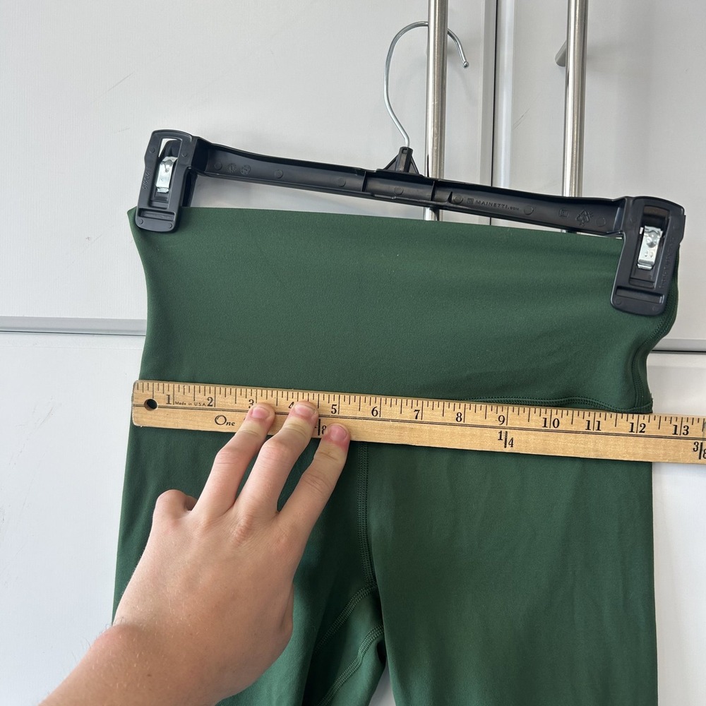 Lululemon Align High-Rise Pant 25 Nulu Yoga Leggings Dark Green LW5CT3S Size 4 - Picture 3 of 10